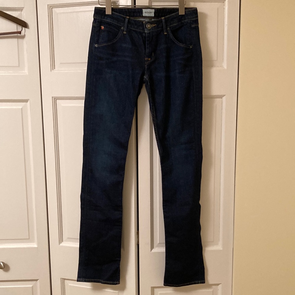 Hudson straight leg jeans